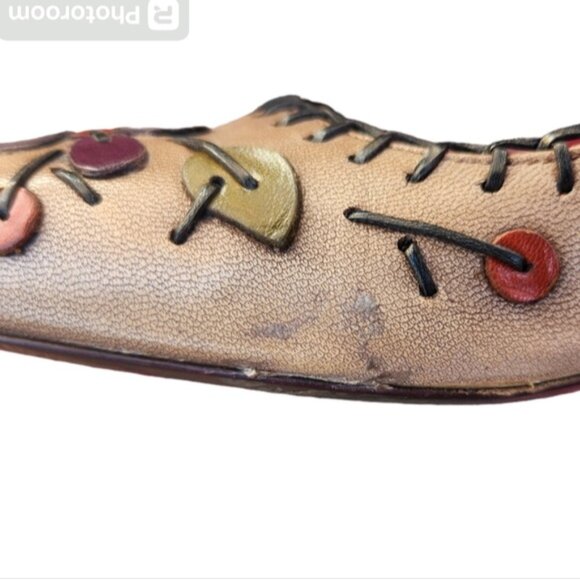 Prada Leather Floral Print Pumps size 40 1/2 EU - Picture 10 of 10